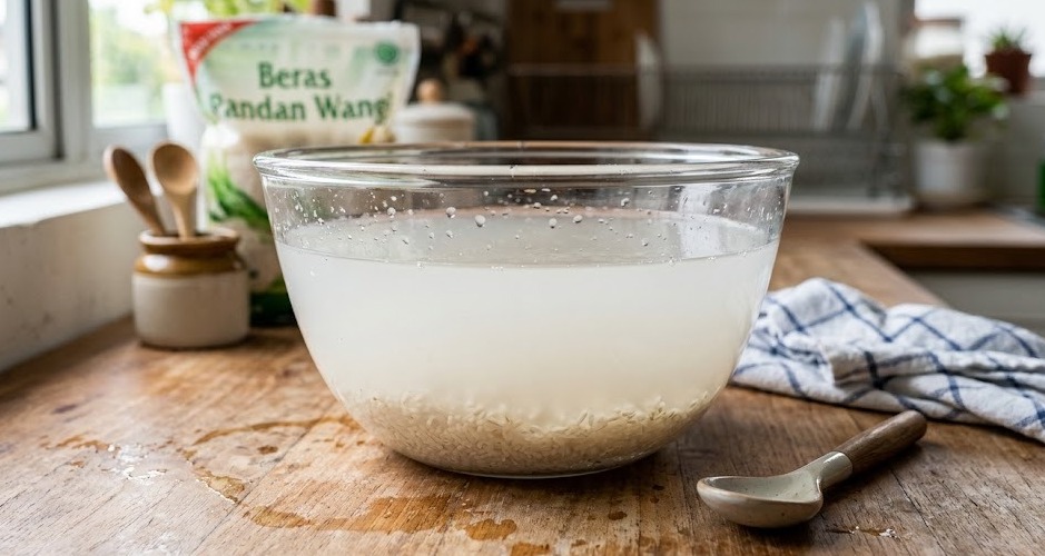 Air Beras Fermentasi untuk Rambut Kuat dan Berkilau