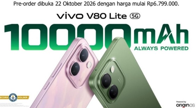 Review Vivo V80 Lite 5G: Baterai 10.000 mAh Setara Power Bank?