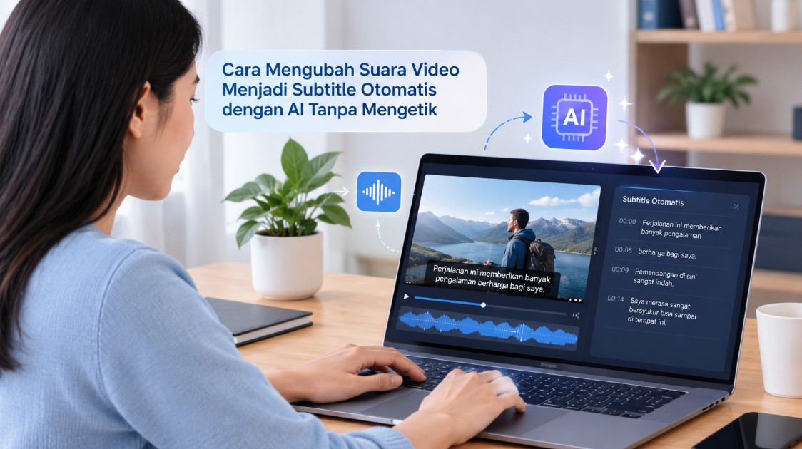 Mengubah Suara Video Jadi Subtitle Otomatis dengan AI