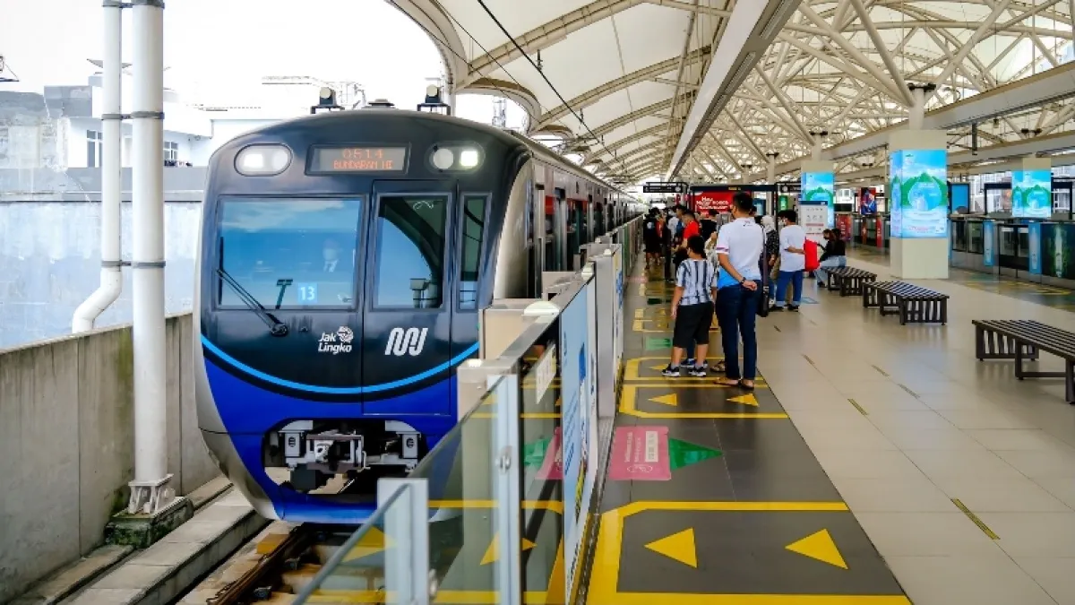 MRT Buka Layanan Pukul 03.00 untuk Jakarta Running Festival