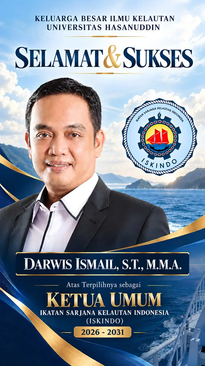 Darwis Ismail Pimpin ISKINDO: Konsolidasi 36.000 Sarjana Kelautan untuk Lompatan Maritim