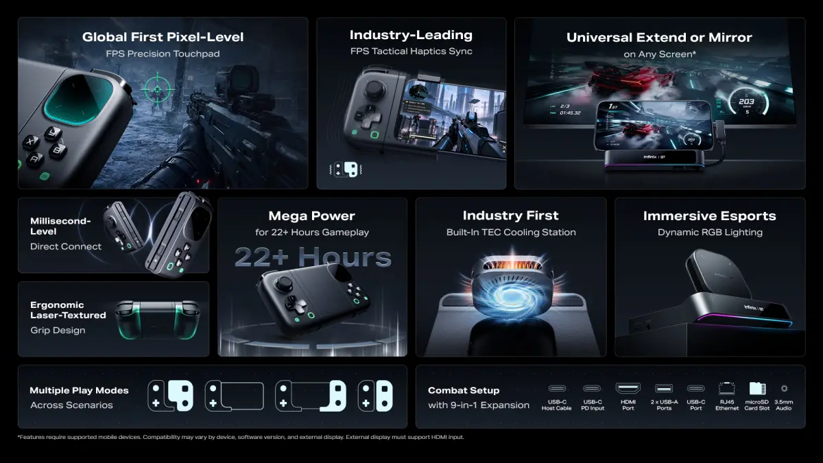 Infinix GT NX Controller dan GT NX Station: Rasa Konsol di Smartphone
