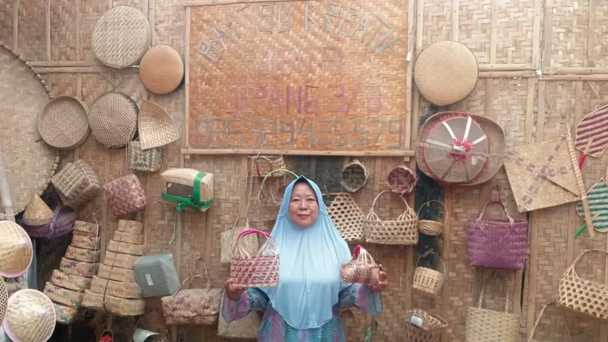 Dari Tangerang ke Qatar: Anyaman Bambu Tradisional Menjadi Kerajinan Ekspor