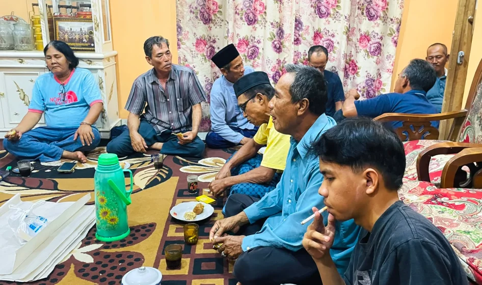 Warga Penyengat Olak Lanjutkan Perjuangan Tutup Stockpile Pasir