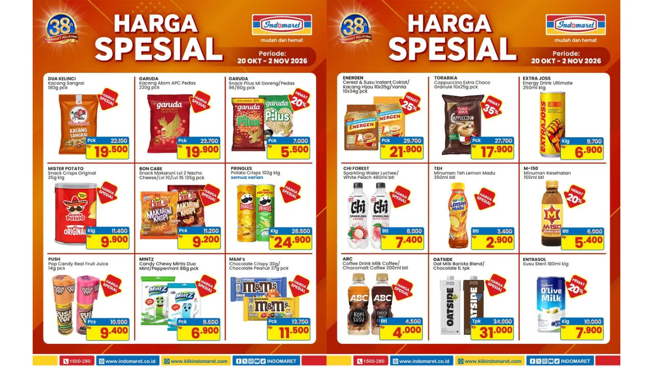 Promo Indomaret Akhir Oktober: Diskon Akhir Pekan dan Katalog Mingguan