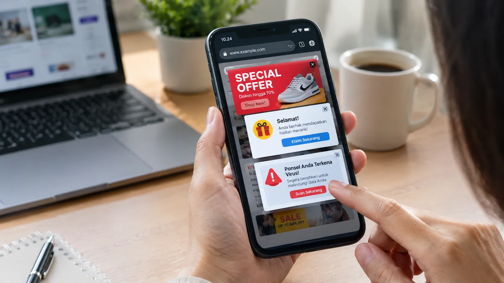 Iklan Popup Bikin HP Lemot? 7 Cara Efektif Memblokir Tanpa Aplikasi Tambahan