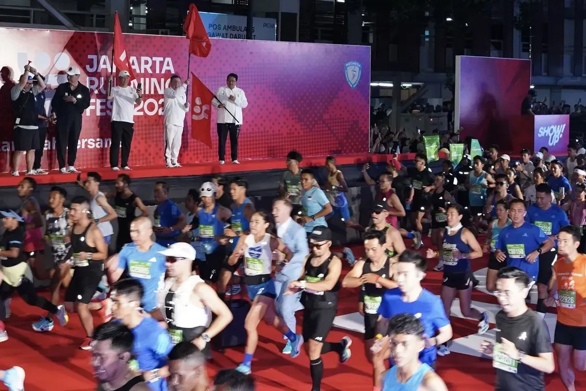 37.000 Pelari Ramaikan Festival Lari Terbesar: Jakarta Menuju Destinasi Marathon Global