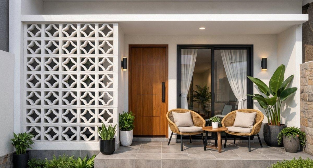 Desain Teras Minimalis Rumah Type 36 di Lahan Terbatas