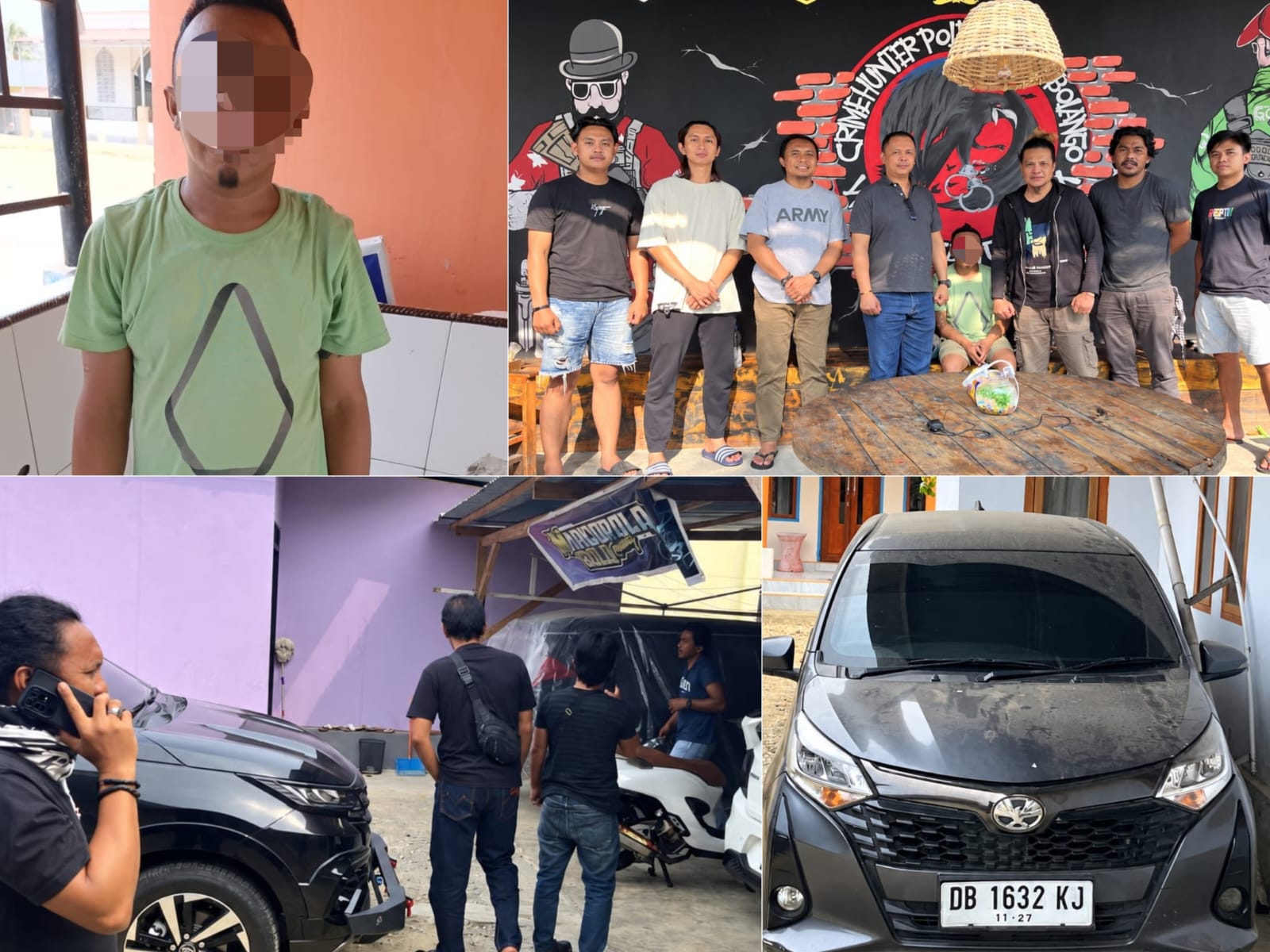 Mobil Dipinjam lalu Digadaikan, Terduga Pelaku Ditangkap Lintas Daerah