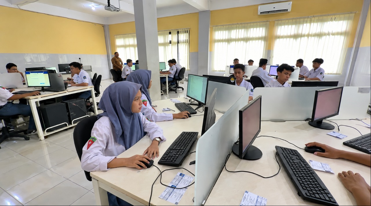 Dua SMK Atur Gelombang TKA dan Pengawasan Ujian