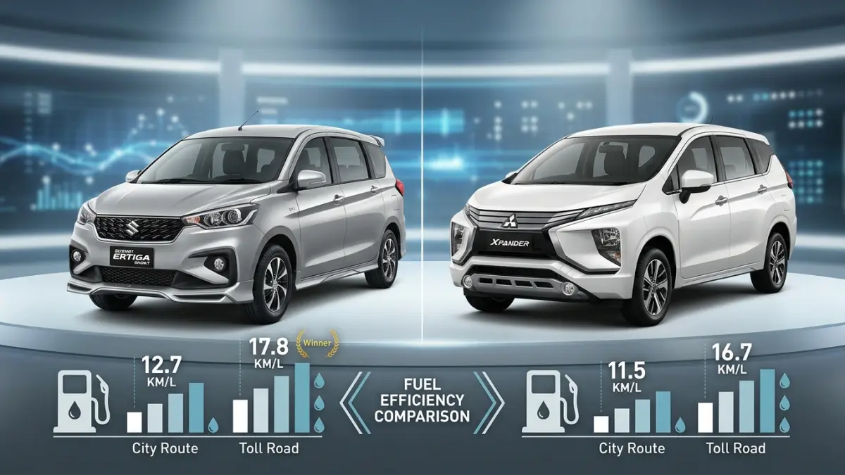 Suzuki Ertiga Sport vs Xpander: Mana Lebih Irit?