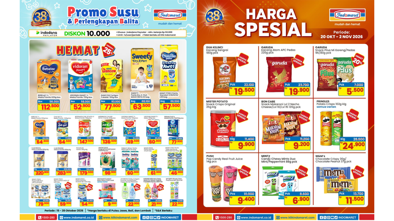 Promo Indomaret Akhir Oktober: Diskon Akhir Pekan dan Katalog Mingguan