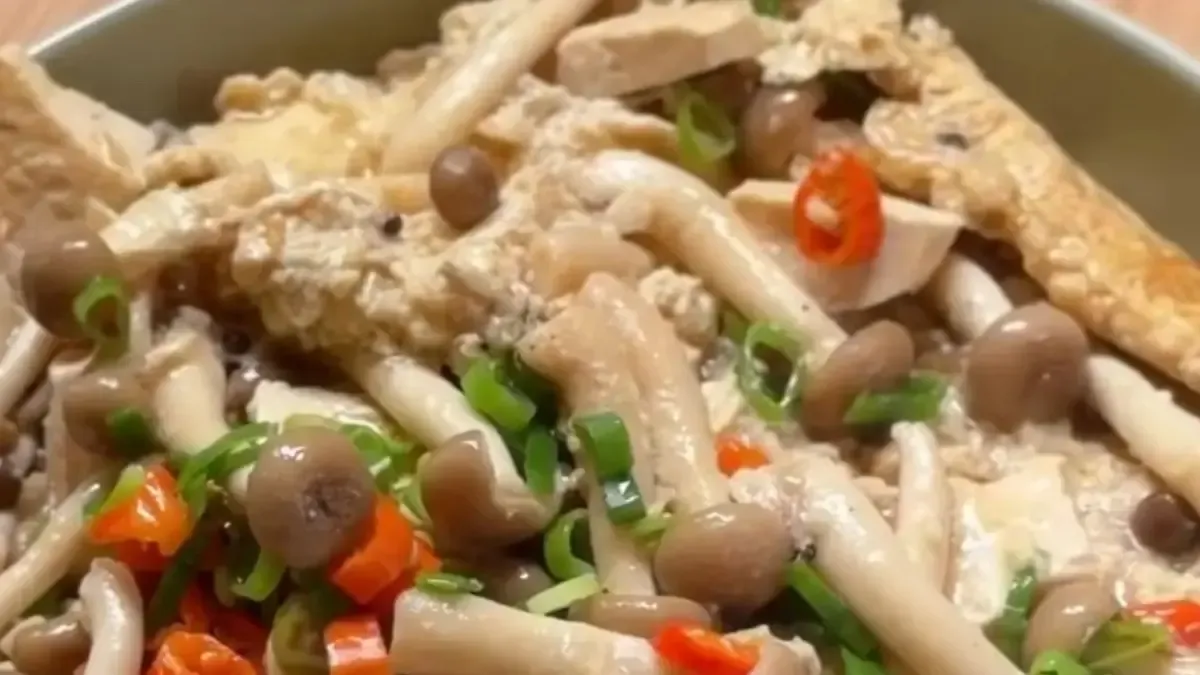 Resep Telur Kuah Tahu Jamur Shimeji yang Gurih dan Praktis