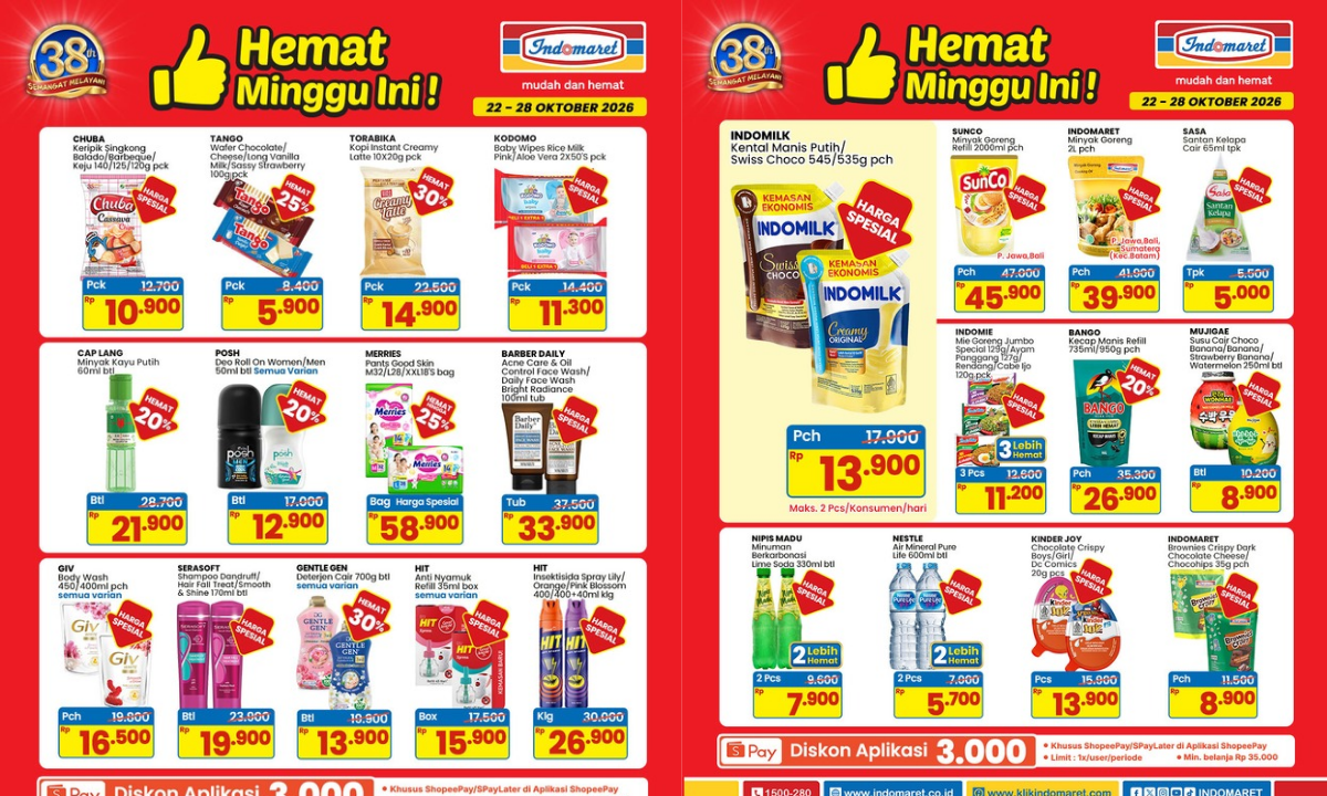 Promo JSM Indomaret: Diskon Susu, Kopi, dan Santan