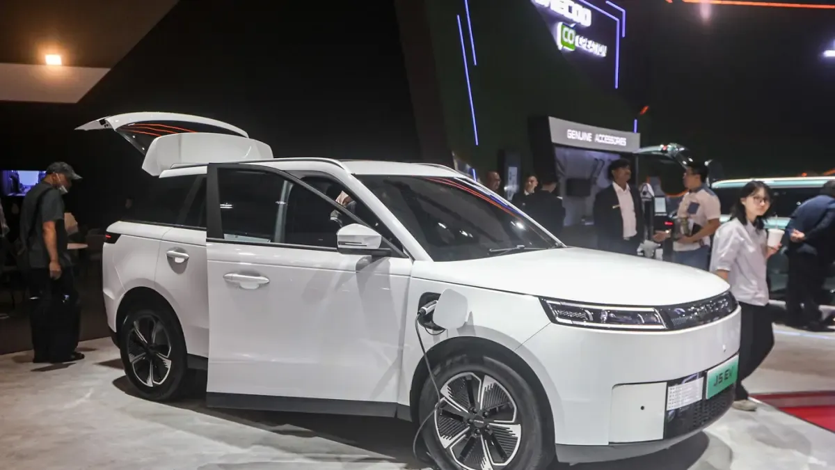 Jaecoo J5 EV Memimpin, Lima Mobil Listrik Terlaris