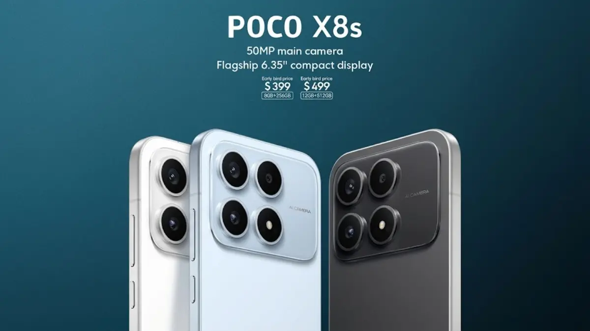 POCO X8s: Ponsel Ringkas dengan Telefoto 50MP dan Baterai Besar
