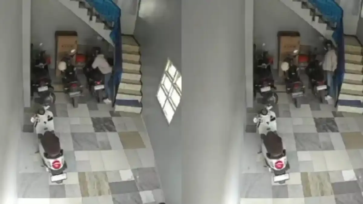 Dua Dugaan Pencurian Motor Terekam CCTV, Polisi Menelusuri Kasus