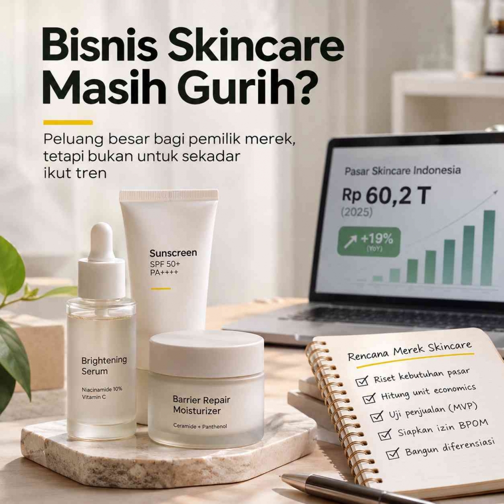 Dari Bahan Lokal ke Pasar Luas: Strategi UMKM Skincare