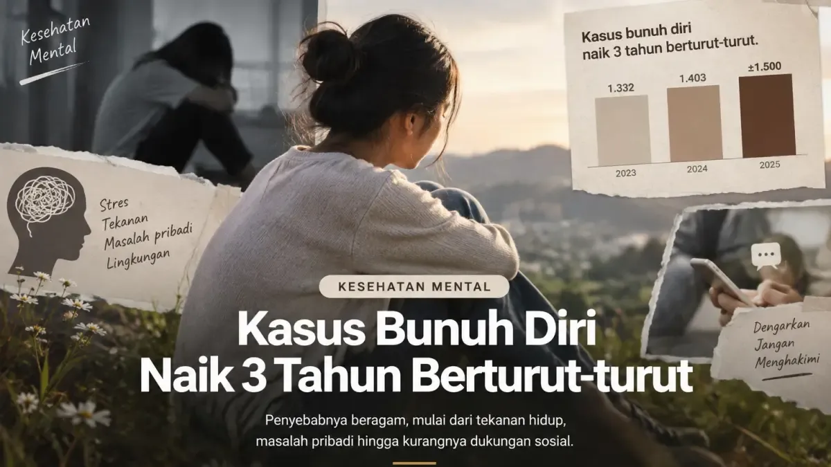 Pencegahan Bunuh Diri Harus Menjangkau Seluruh Lingkungan