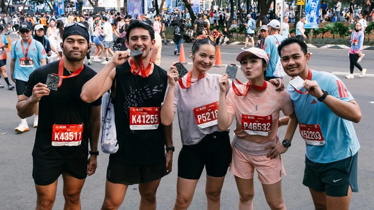 Dari Luna Maya hingga Nirina Zubir, Selebriti Ramaikan Festival Lari
