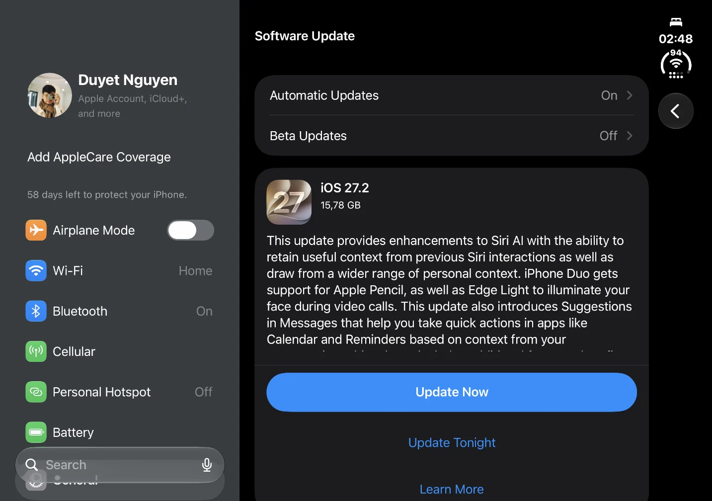 iOS 27.2 Bawa Apple Pencil ke iPhone Duo dan Siri Lebih Cakap
