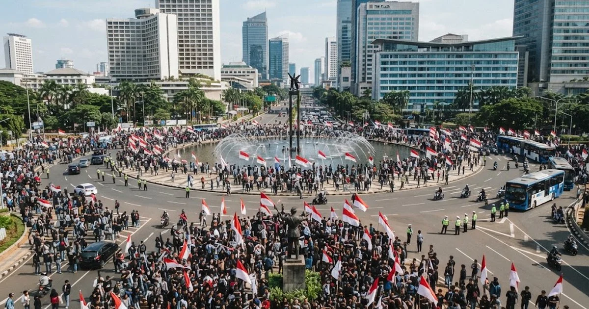 Demo 28 Oktober: Empat Lokasi, Jalan Terdampak, dan Rute Alternatif