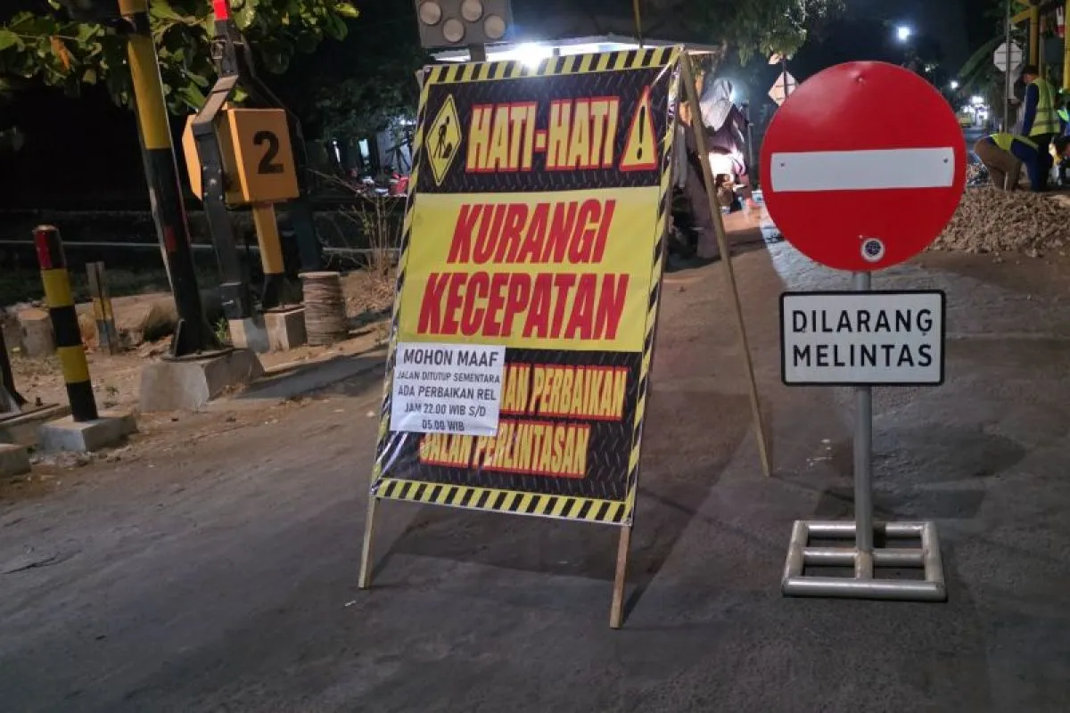KAI Benahi Tiga Perlintasan, Pengendara Perlu Antisipasi