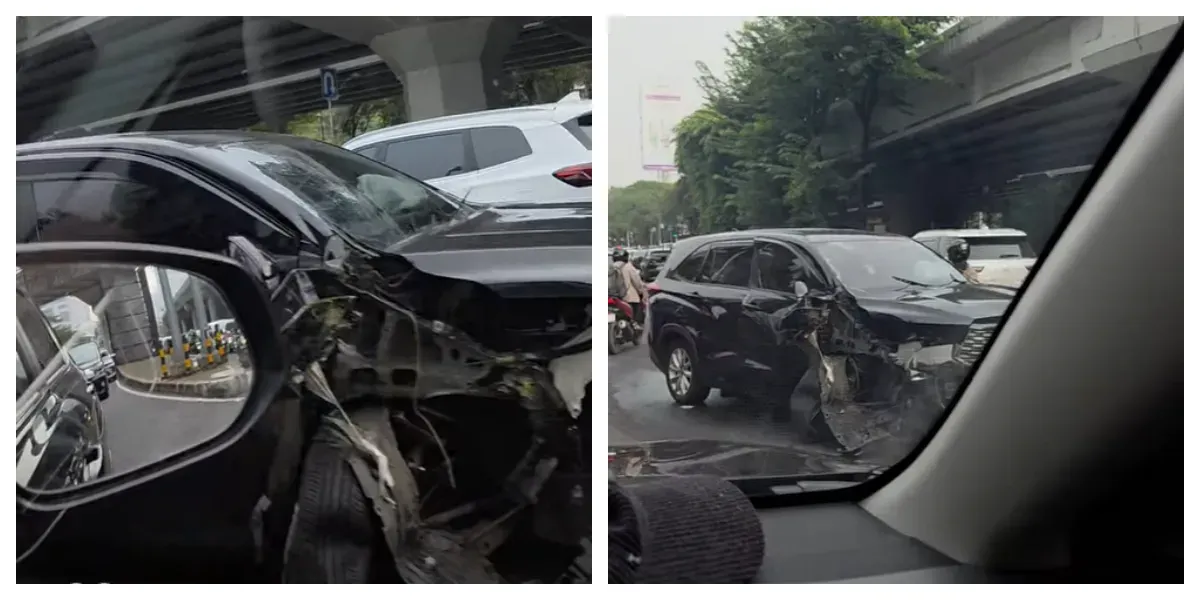 Dua Kecelakaan Mobil Ganggu Arus di Senen dan TB Simatupang