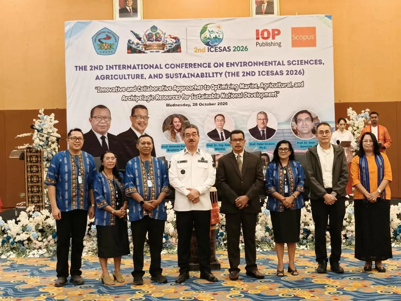 ICESAS Satukan Delapan Negara untuk Mendorong Riset Berkelanjutan Maluku