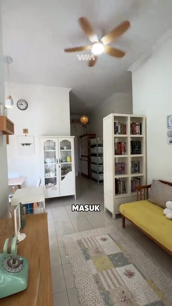 Rumah Kecil Japandi Pastel Tetap Rapi, Kuncinya Bukan Banyak Dekor
