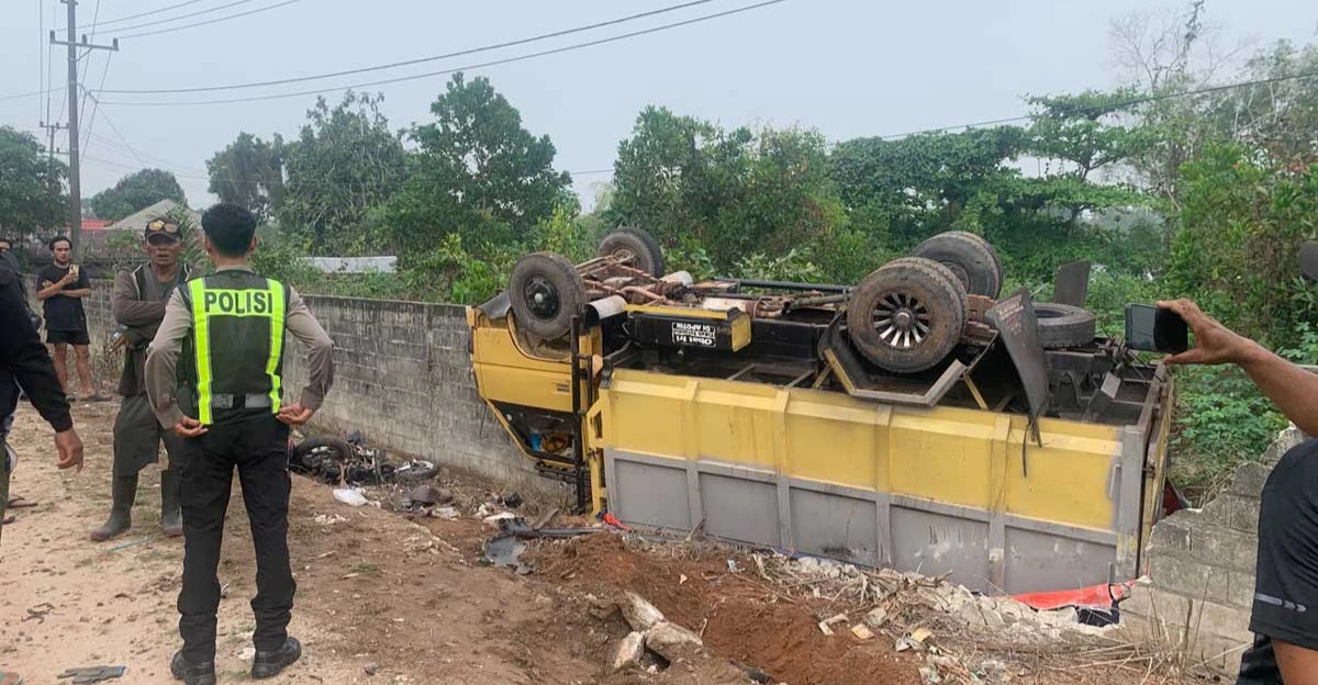 Tiga Kecelakaan Motor dan Truk, Dua Tewas dan Satu Pelajar Kritis