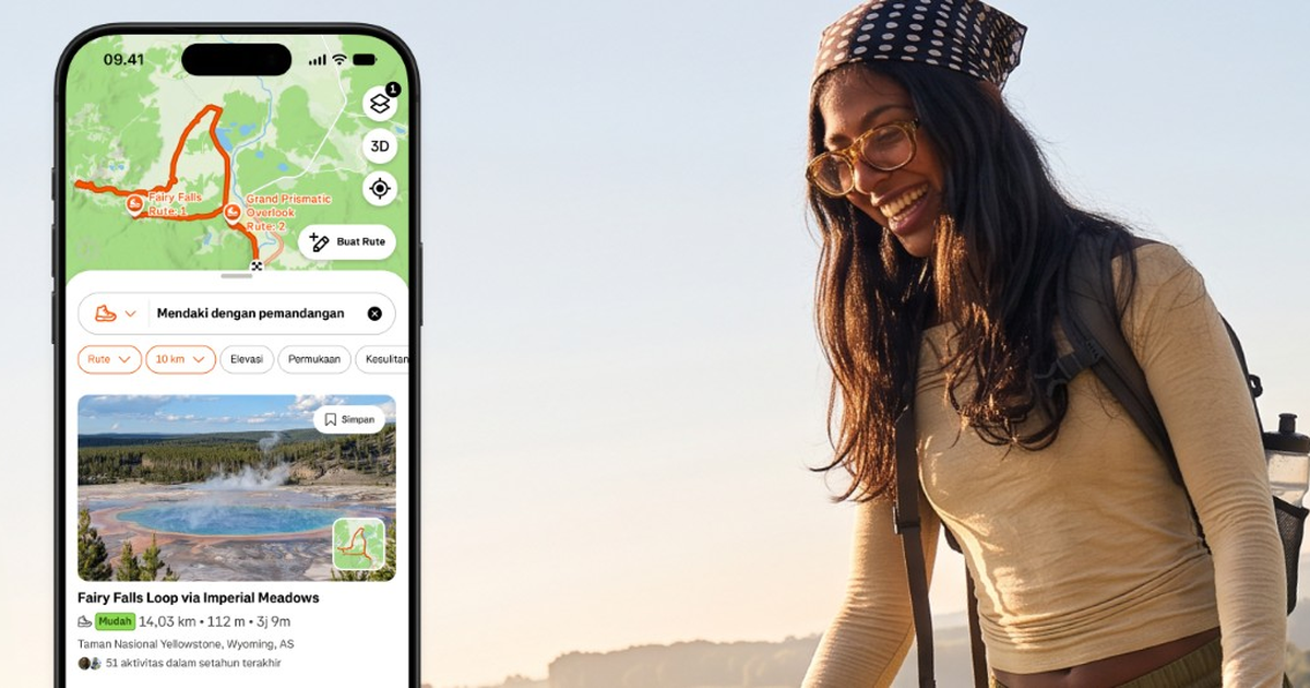 Strava Permudah Pencarian Rute dan Navigasi Offline