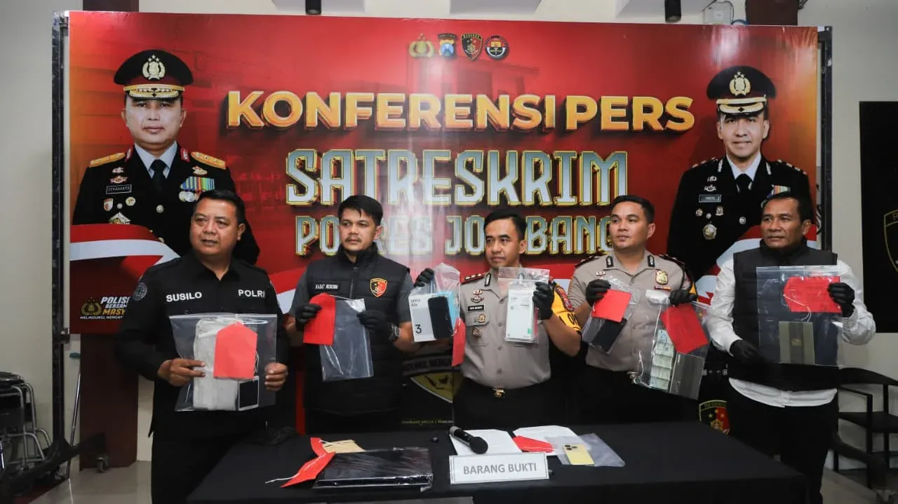 Polres Jombang Ungkap 14 Kasus Pencurian, Amankan 17 Tersangka
