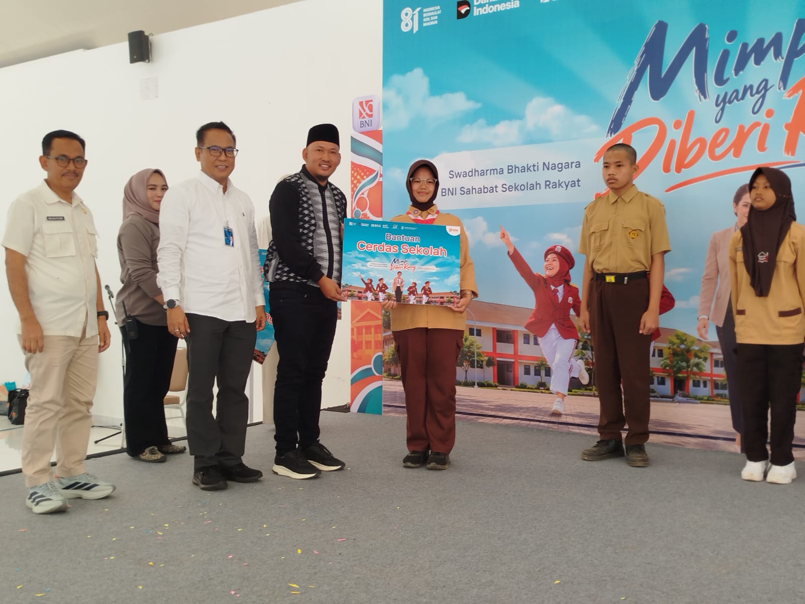 136 Siswa Sekolah Rakyat Terima Tabungan BNI
