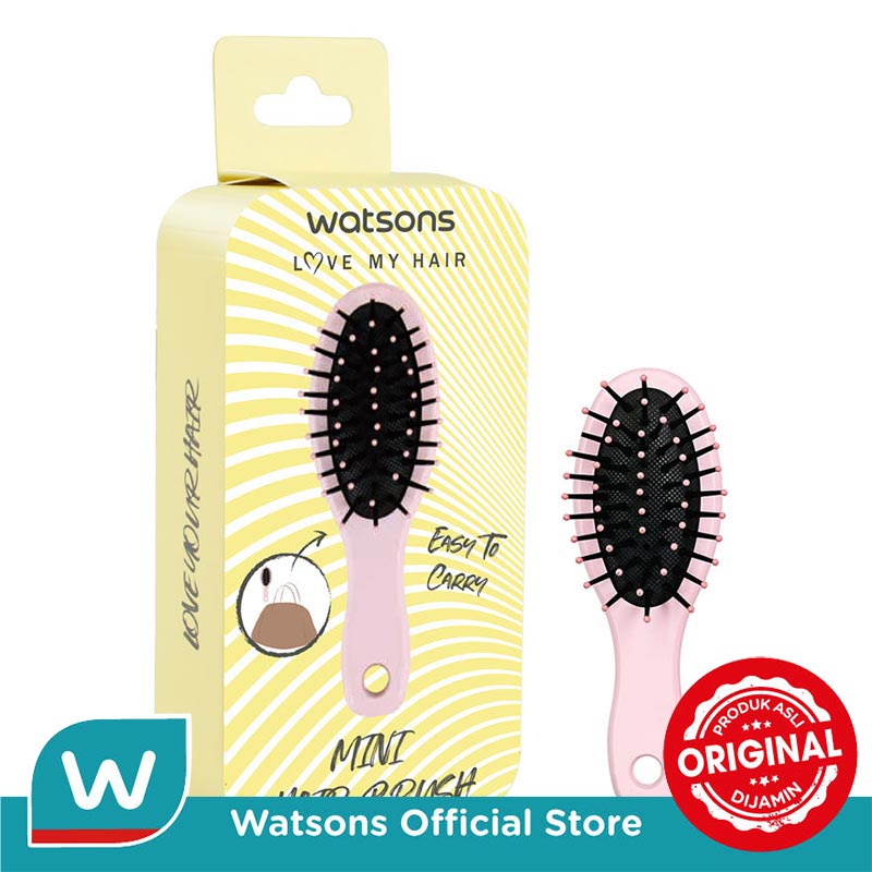 Turun 31%: Watsons Mini Hair Brush Warna