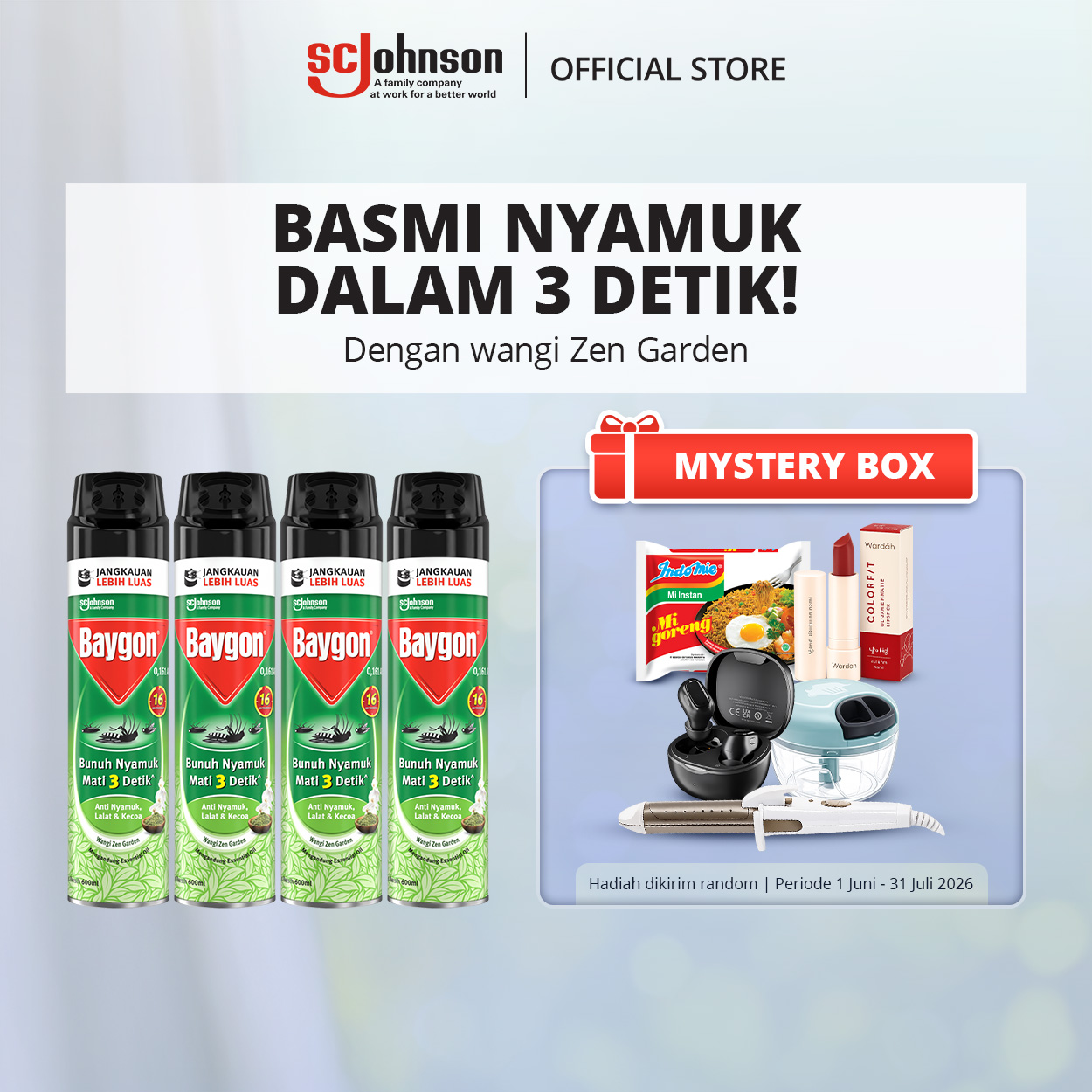 Harga Baru Turun: Baygon Aerosol Zen