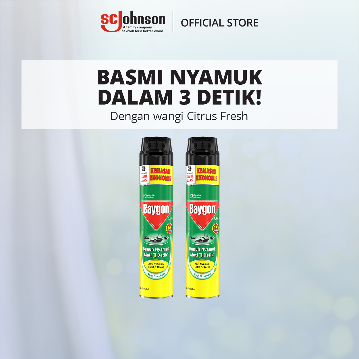 Harga Baru Turun: Baygon Aerosol Citrus