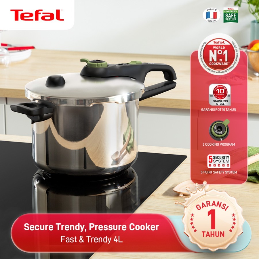 Harga Baru Turun: TEFAL Secure Trendy