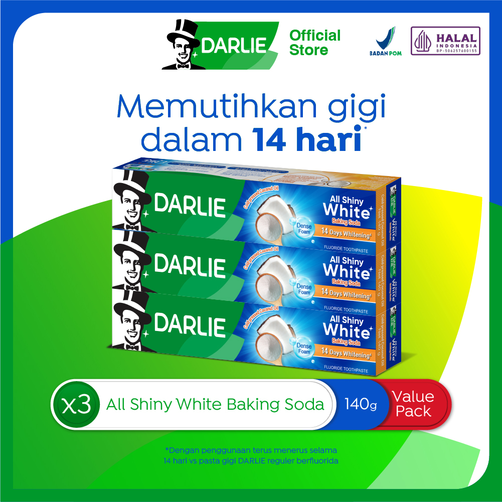 Turun 25%: DARLIE Pasta Gigi All Shiny