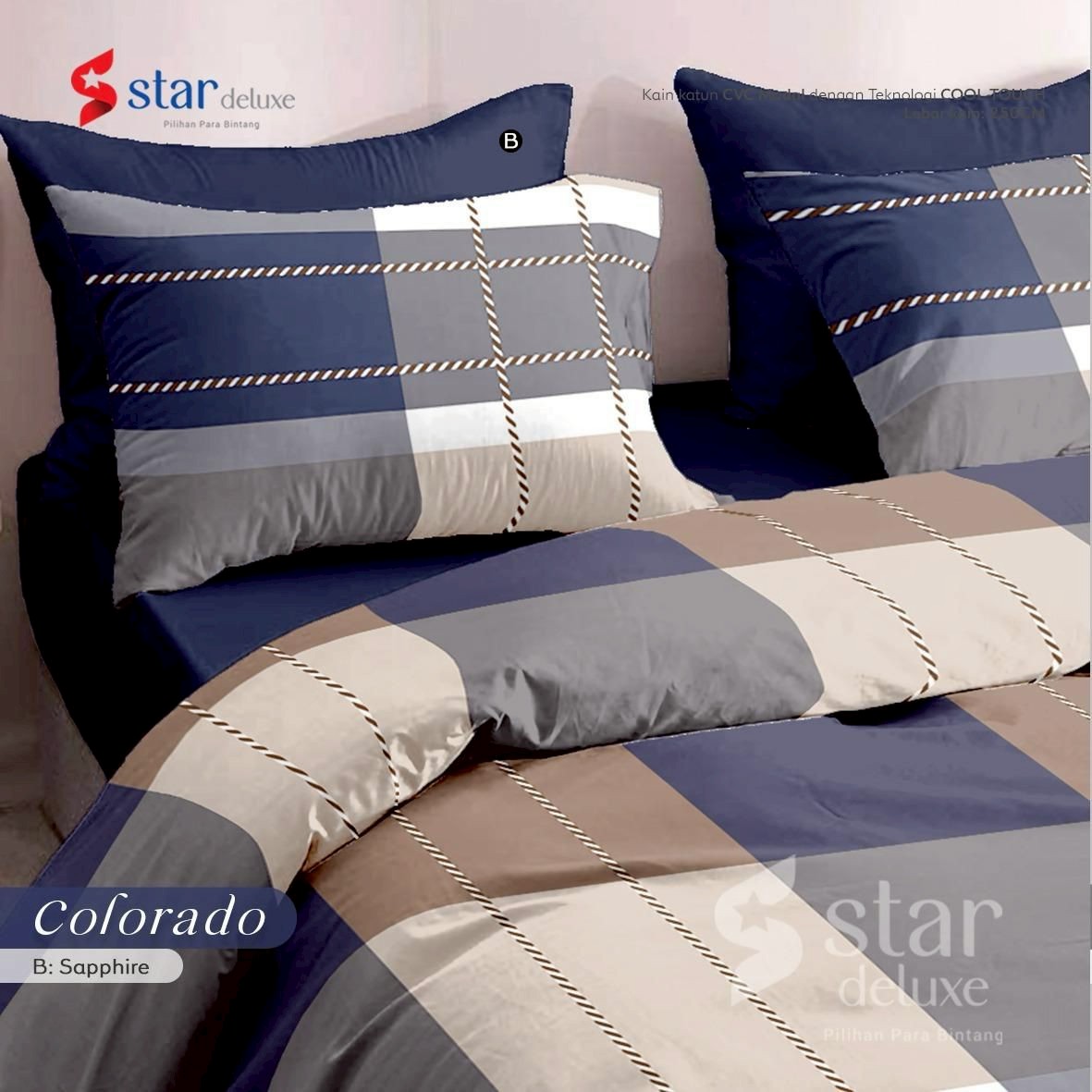 Turun 24%: SYAKIRA - 180x200x30 Seprei