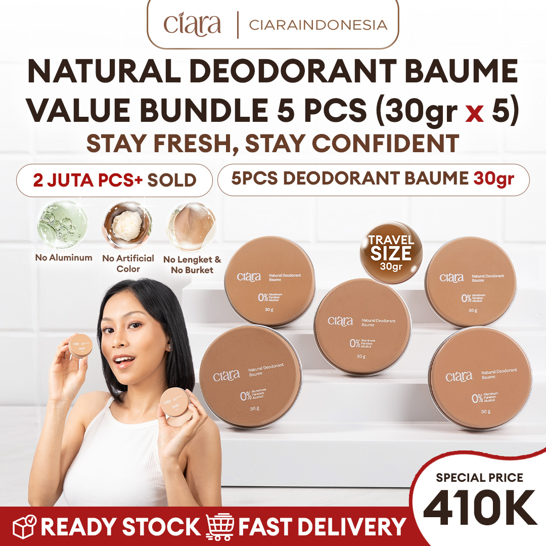 Turun 20%: Ciara Natural Deodorant