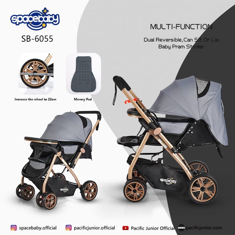 Harga Baru Turun: Stroller SpaceBaby SB
