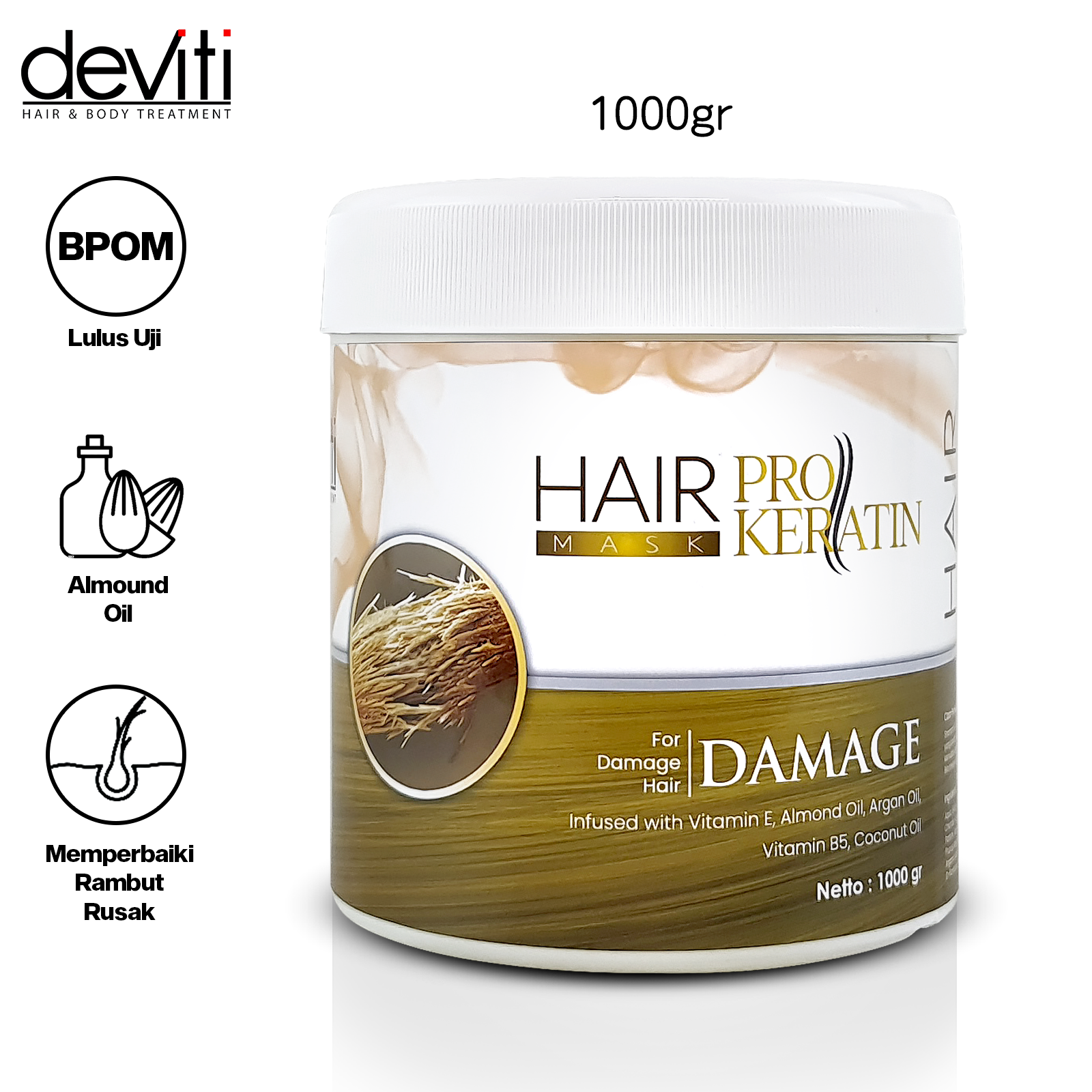 Harga Baru Turun: deviti Hair Mask Pro