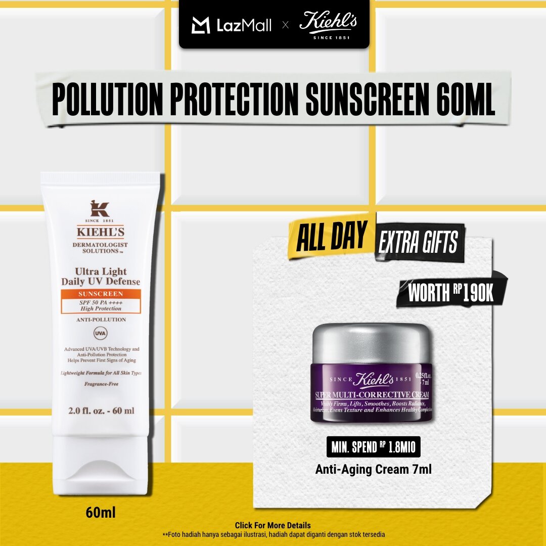 Harga Baru Turun: Kiehls UV Defense