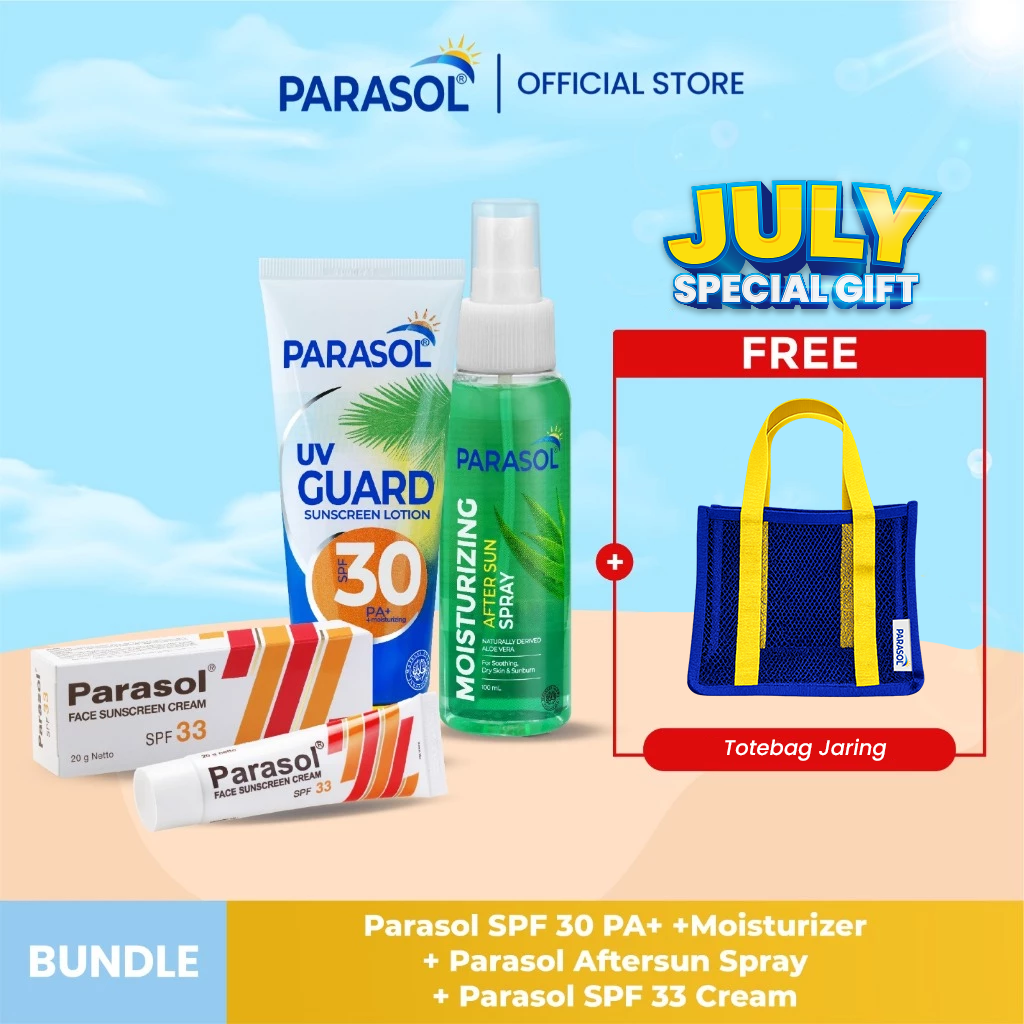 Harga Baru Turun: Paket Parasol Lotion