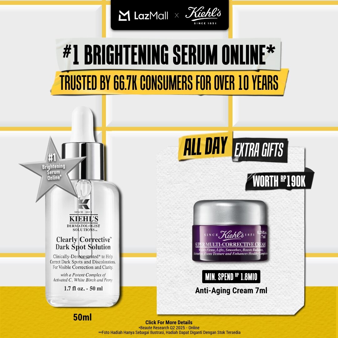 Harga Baru Turun: Kiehls Clearly