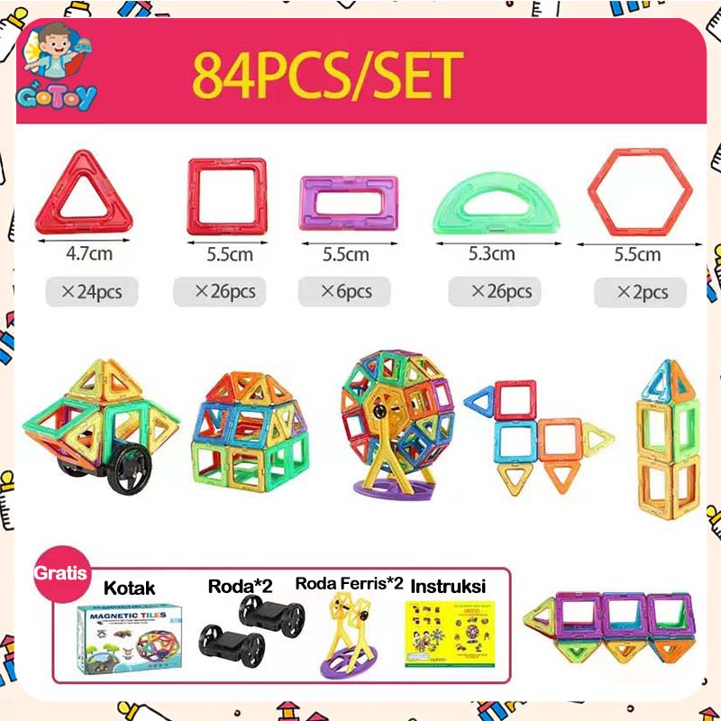 Harga Baru Turun: Mainan Magnetic