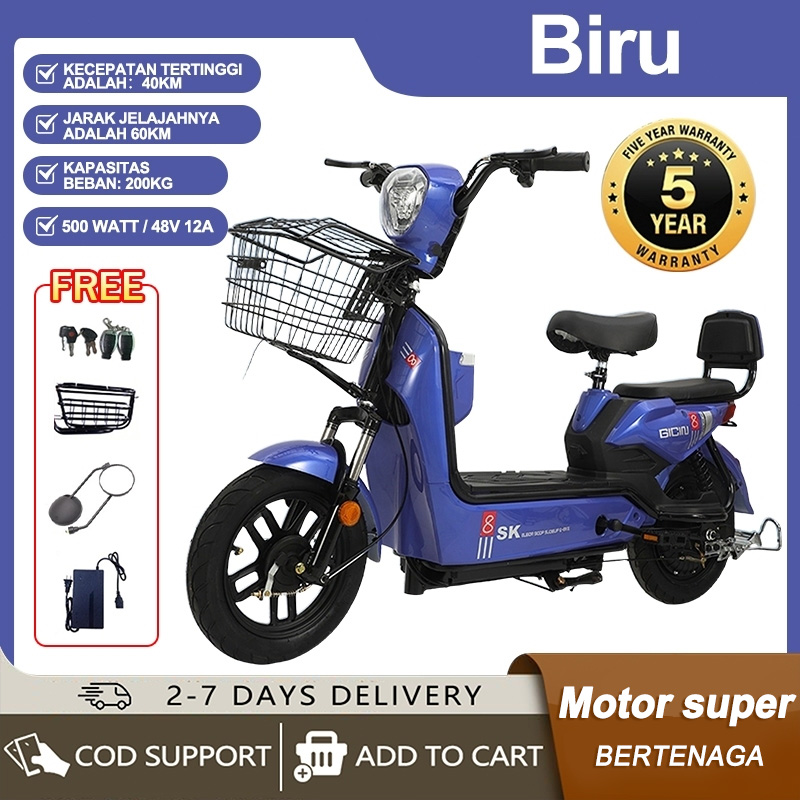 Harga Baru Turun: Sepeda listrik Dengan