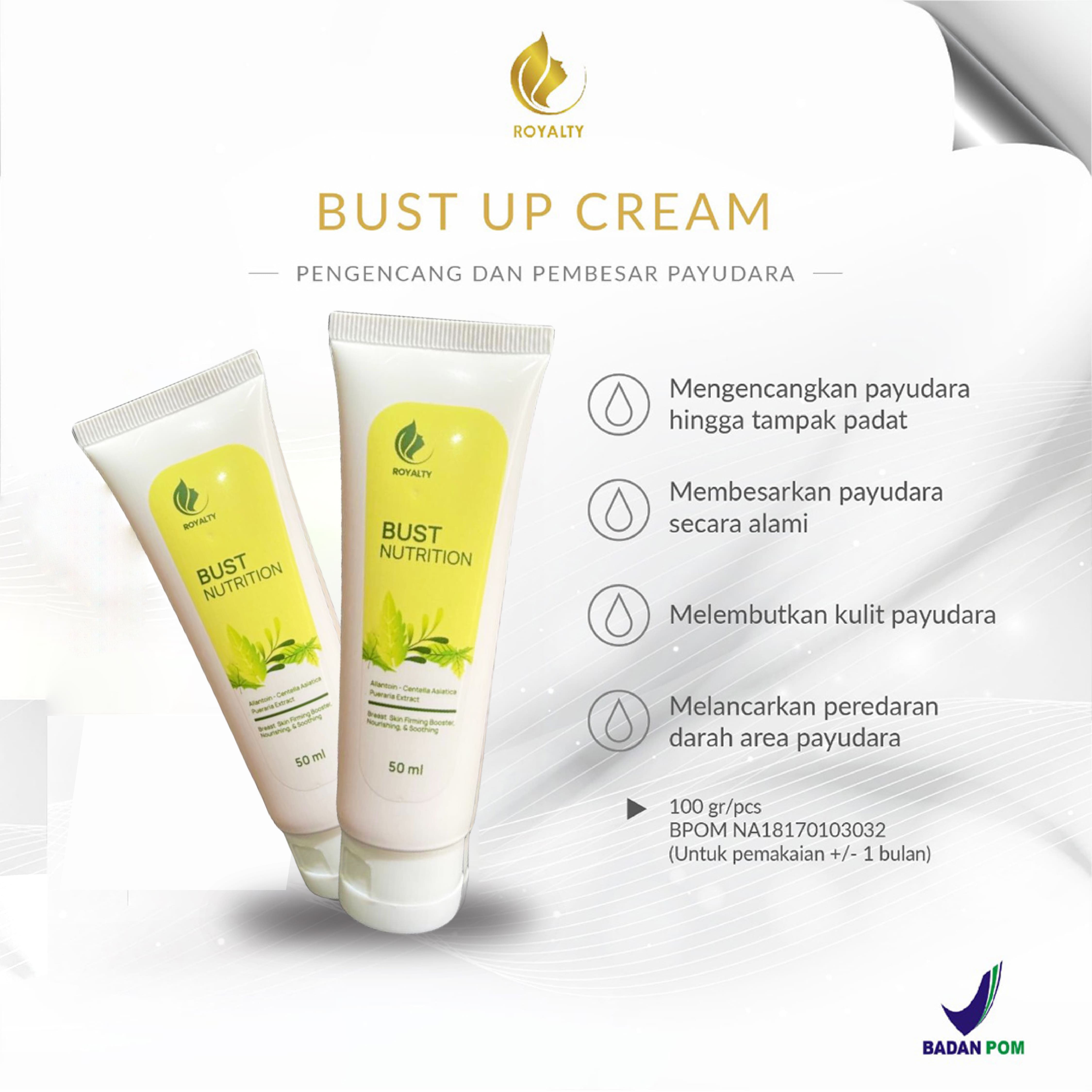 Turun 21%: Paket Mini Bust up Cream