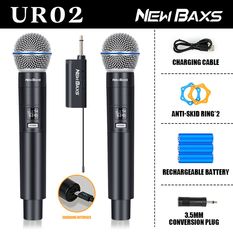 Turun 20%: NEW BAXS UR01/UR02 mikrofon